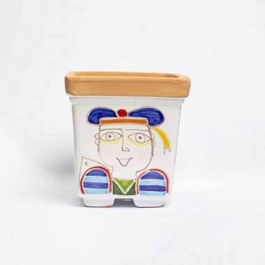 Handmade Ceramic Vase de simone pottery Sailor Folk VSPQPES Handmade Ceramic Vase de simone pottery Sailor Folk VSPQPES
